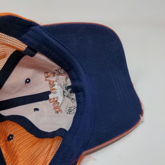 Two Bear Arms Men's Strapback Hat Orange OSFA Embroidered Logo - Picture 10 of 11